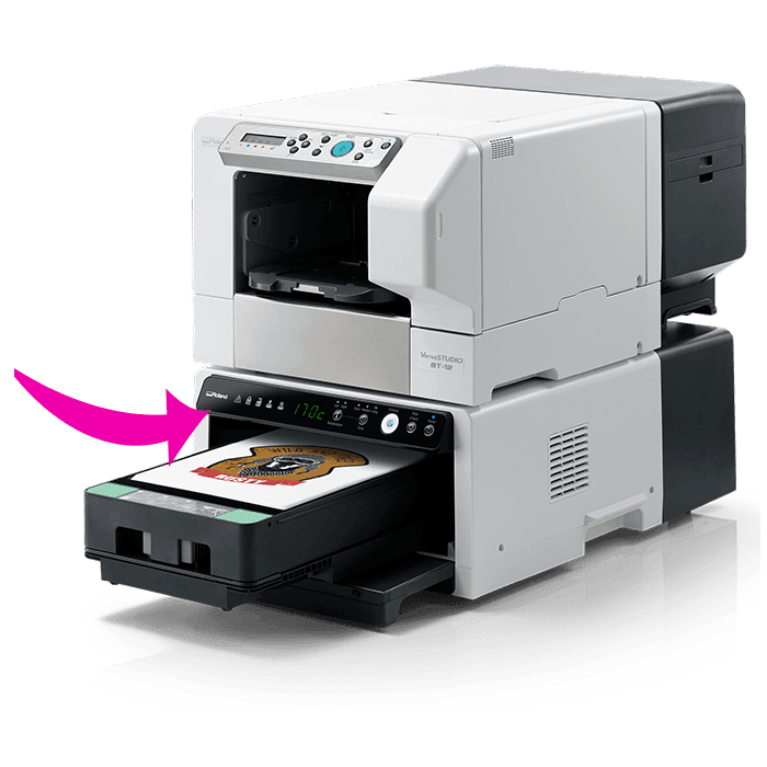 Absolute Toner $64.99/Month - Roland VersaSTUDIO BT-12 Direct-to-Garment (DTG) Printer With HB-12 Desktop Finisher Unit Other Machines