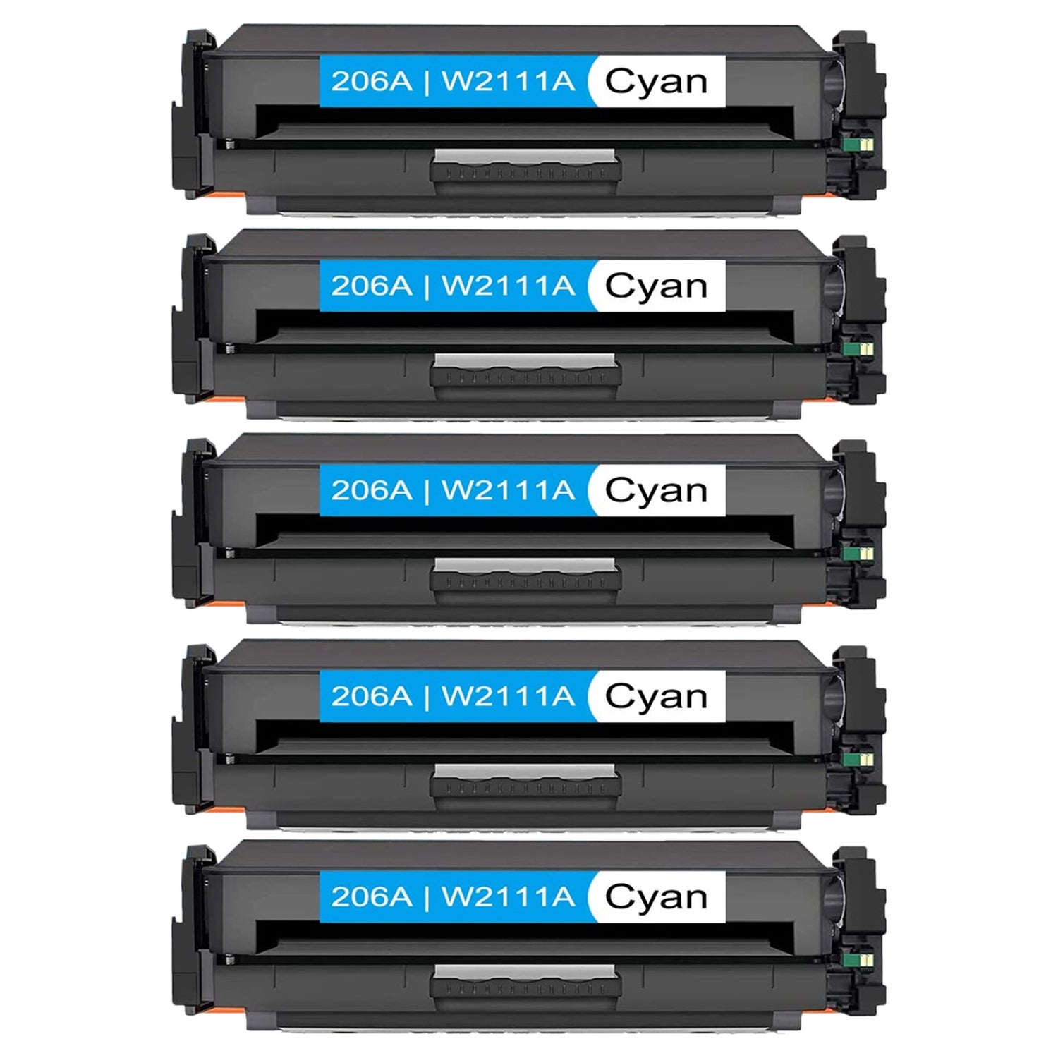 Absolute Toner Compatible HP 206A (W2111A) Cyan Laser Toner Cartridge With High-Quality Printing HP Toner Cartridges