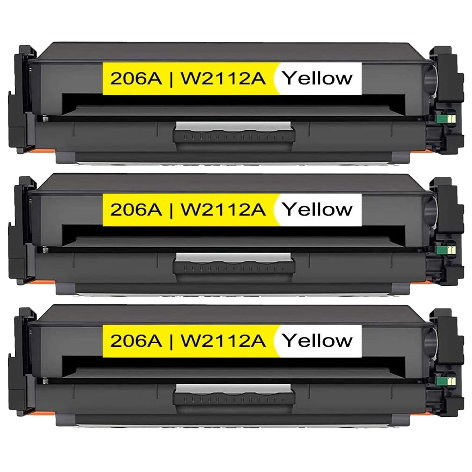 Absolute Toner Compatible HP 206A (W2112A) Yellow Laser Toner Cartridge With High-Quality Printing HP Toner Cartridges