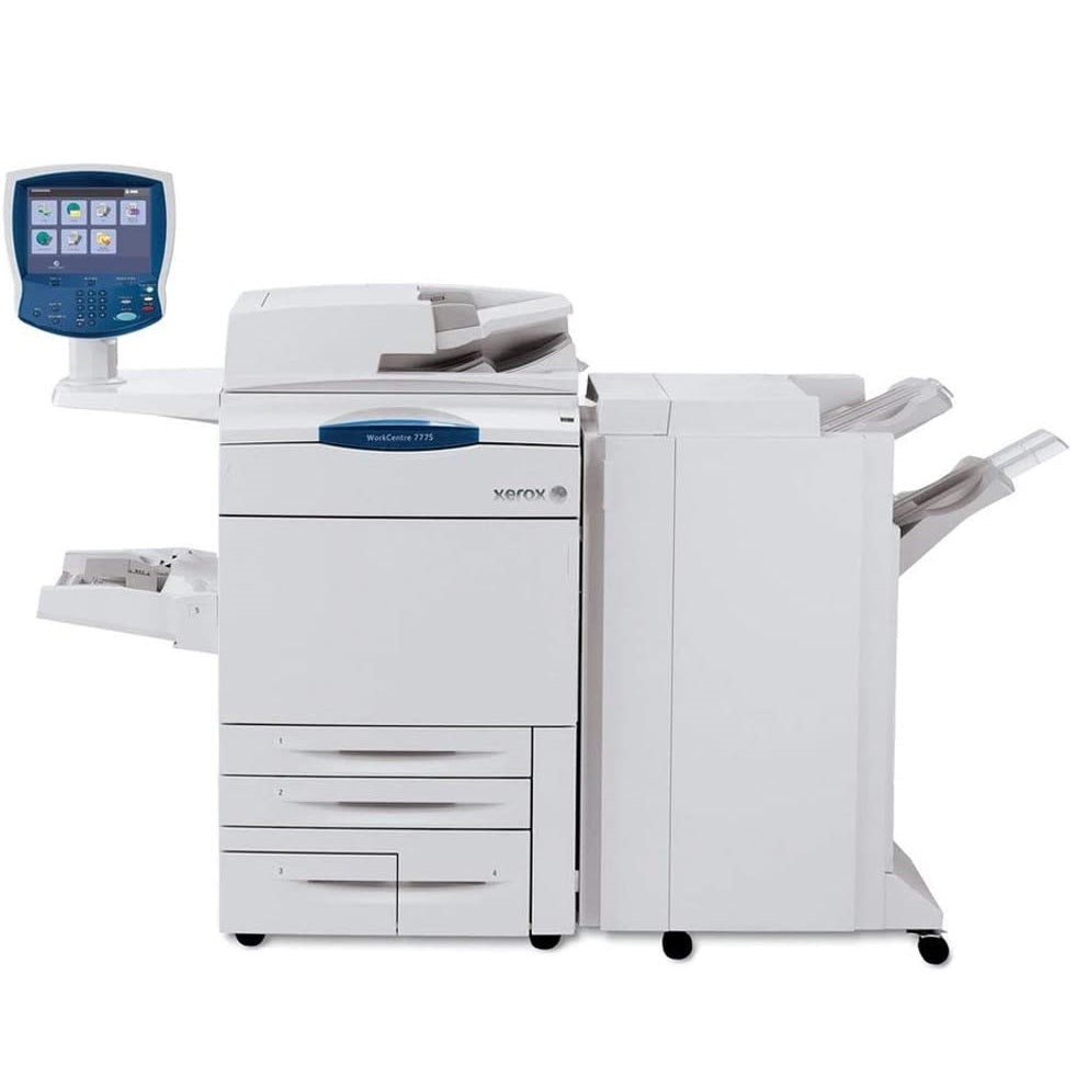 Absolute Toner $108/Month Pre-Owned Xerox WorkCentre WC 7775 Color Multifunction Printer Copier Scanner 11x17 with Fiery REPOSSESSED Showroom Color Copier