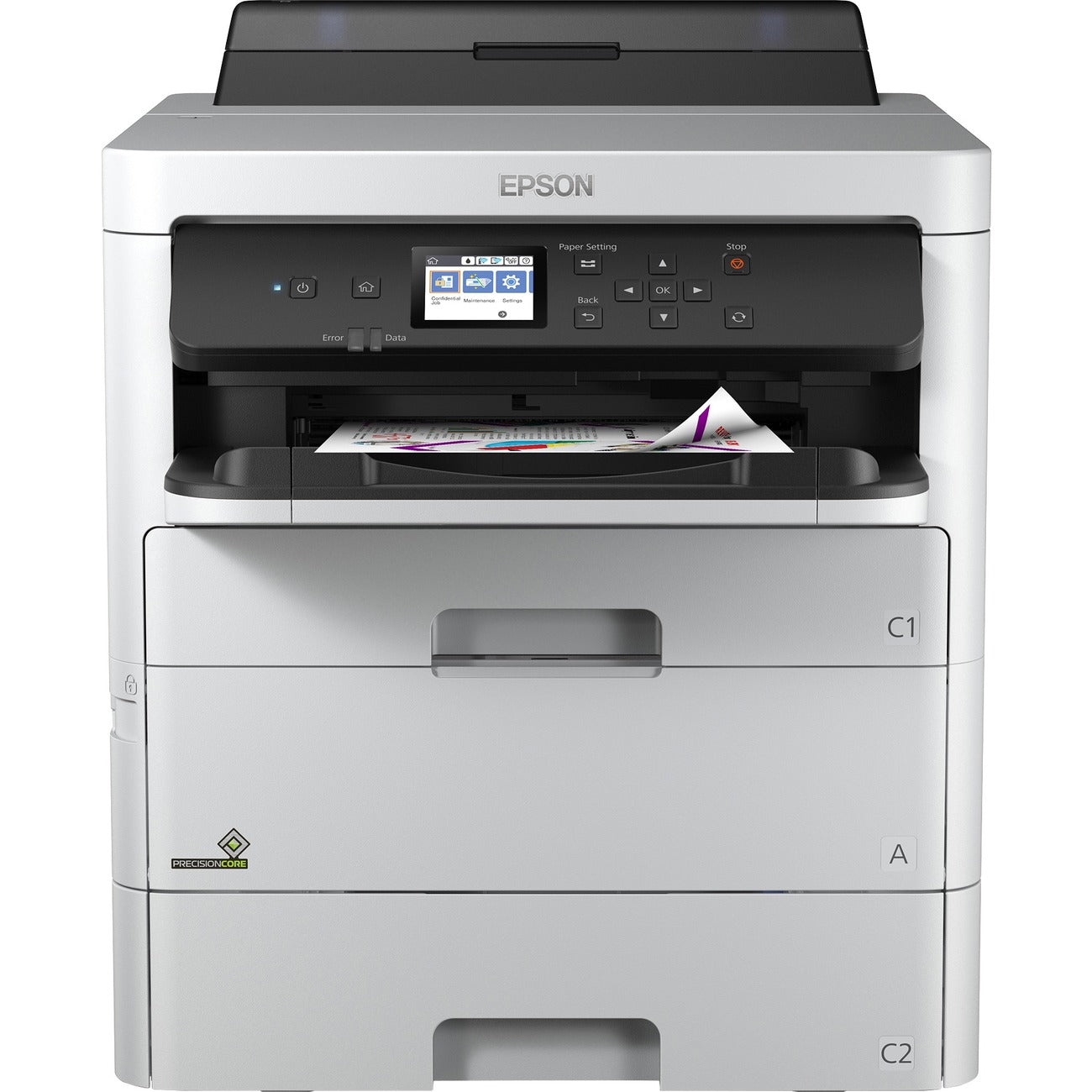 Absolute Toner $130/Month New Epson WorkForce Pro WF-C529R Workgroup Color Desktop Printer With Replaceable Ink Pack System Showroom Color Copier