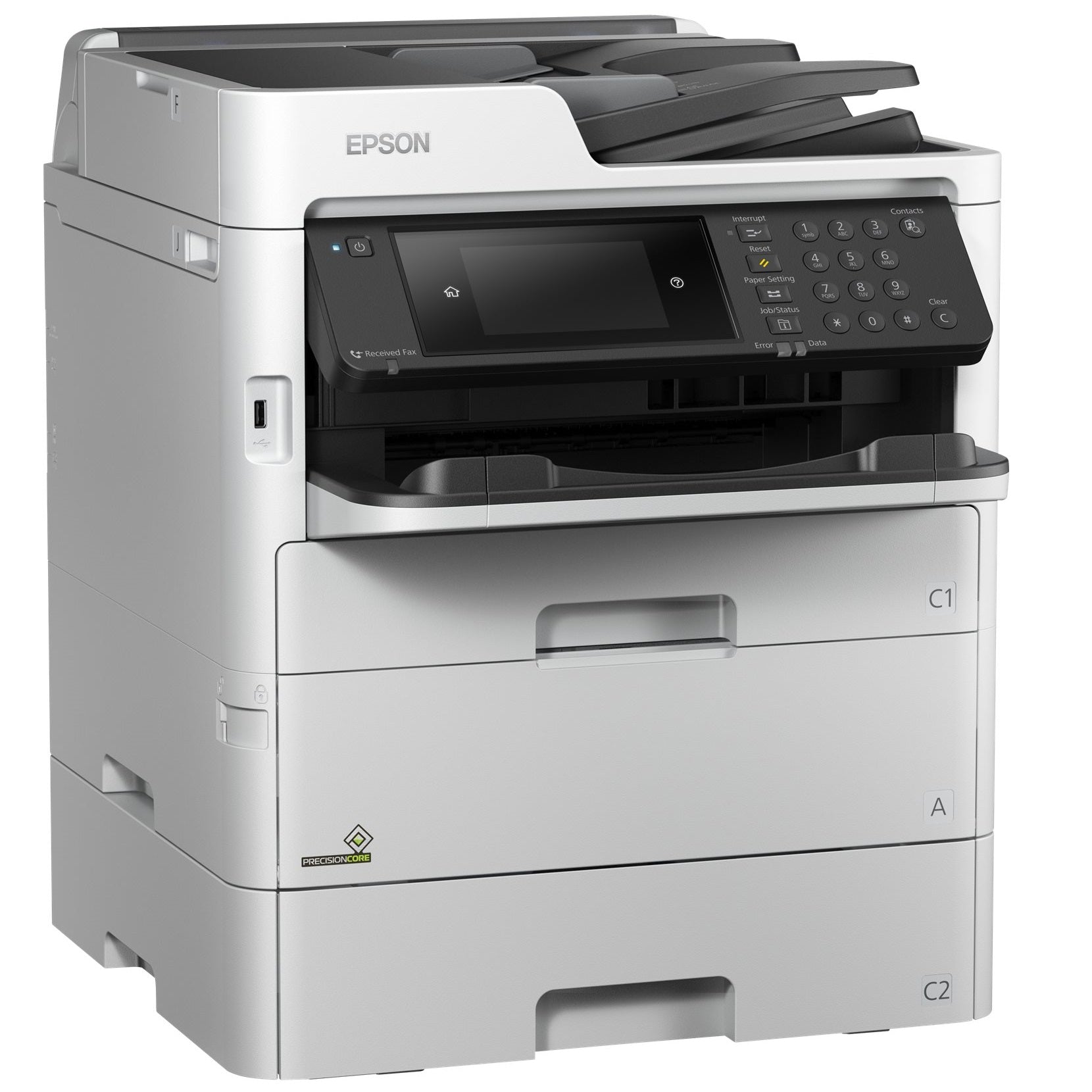 Absolute Toner $67/Month New Epson WorkForce Pro WF-C579R Workgroup Color Multifunction Printer With Replaceable Ink Pack System Showroom Color Copier