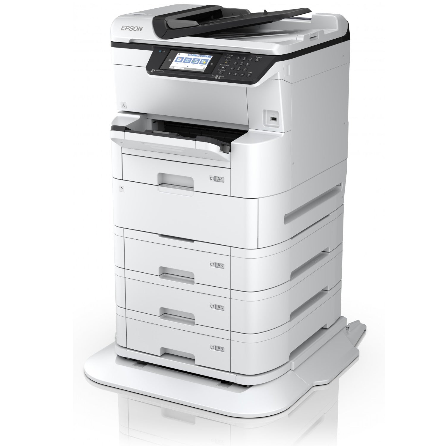 Absolute Toner $55/Month New Epson WorkForce Color Pro WF-C878R All-in-One Printer With Low Cost color printing for busy workgroups Showroom Color Copier