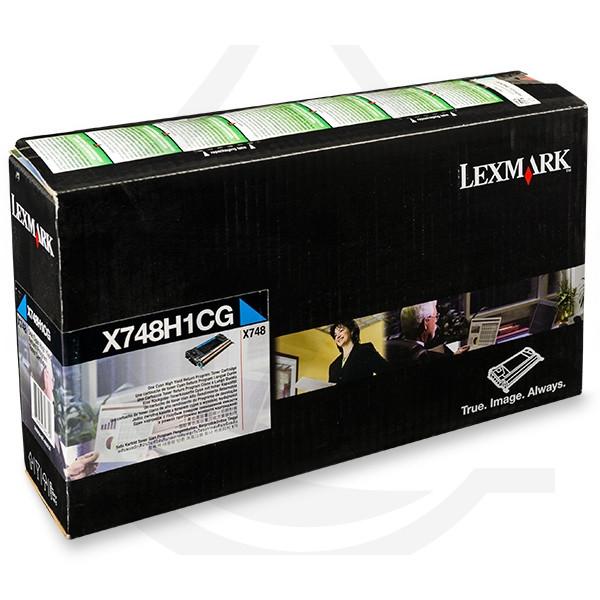Absolute Toner Lexmark Original Genuine OEM High Yield Cyan Toner Cartridge | X748H1CG Original Lexmark Cartridges