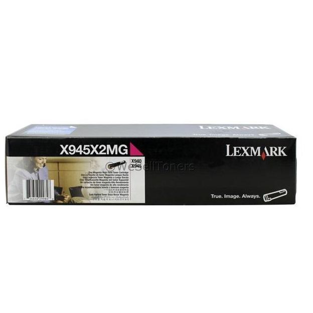 Absolute Toner Lexmark Original Genuine OEM High Yield Magenta Toner Cartridge | X945X2MG Original Lexmark Cartridges