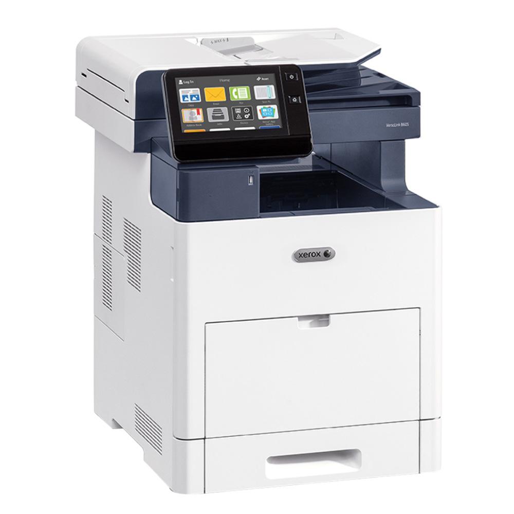 Absolute Toner $56/month REPOSSESSED Xerox VersaLink B605 Monochrome Multifunction Production Laser Printer 58 PPM Office Copiers In Warehouse