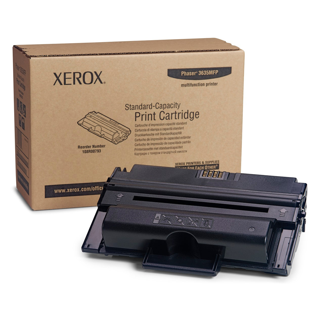 Absolute Toner Xerox 108R00793 Genuine Black Toner Cartridge For Phaser 3635MFP Original Xerox Cartridges
