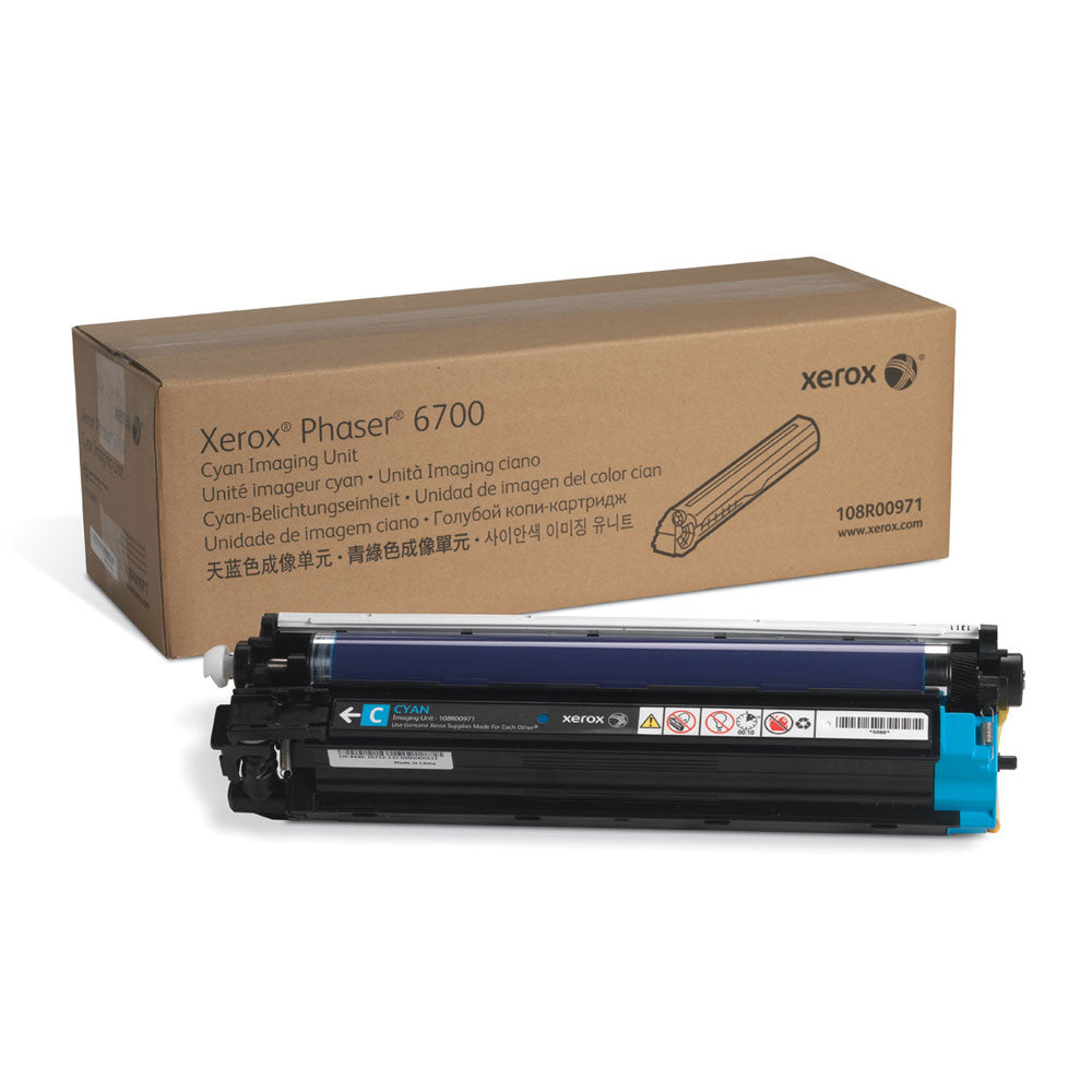 Absolute Toner Xerox 108R00971 Genuine OEM Cyan Imaging Unit For Phaser 6700 Series Printer Original Xerox Cartridges