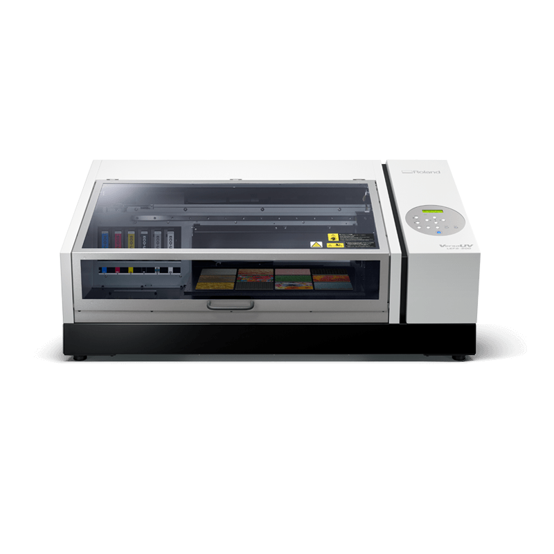 Absolute Toner $545/Month Roland VersaUV LEF2-200 20" 6 Colors Flatbed UV-LED Printer With Optional Primer - Benchtop Flatbed Printer Other Machines