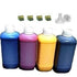 Absolute Toner Compatible Refill for HP 304A Toner Cartridge 4 Bottles with 4 Chips (HP CC530A CC531A CC532A CC533A) HP Refill