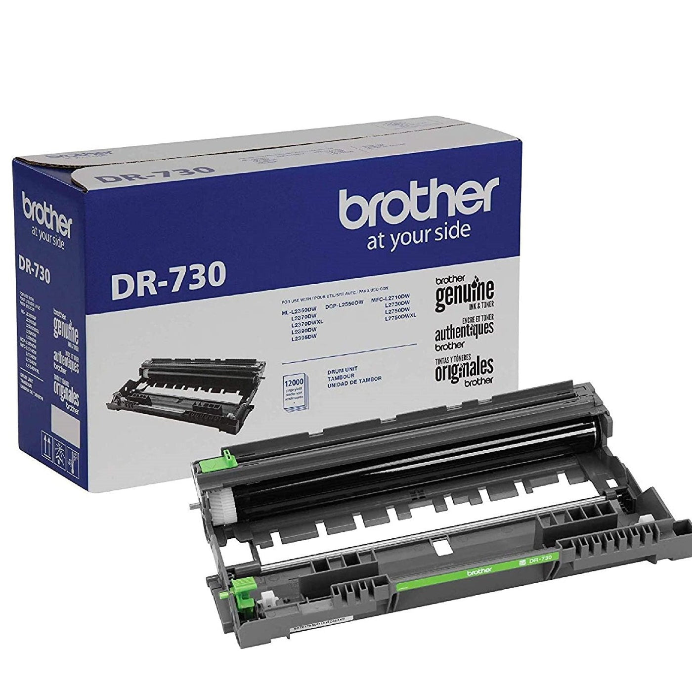 Original Brother Genuine OEM Drum Unit DR730 Black 12000 Pages Yield