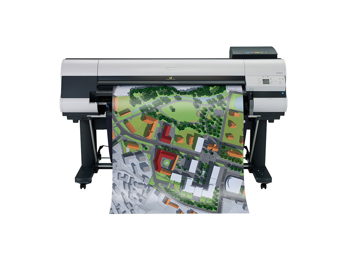 Absolute Toner Lease To Own: 44" Canon ImagePROGRAF iPF830 Graphic Color Large Format Printer with Scanner Large Format Printer