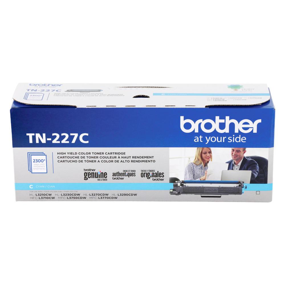 Absolute Toner Original Brother Genuine OEM TN227C High Yield Cyan Toner Cartridge Original Brother Cartridges