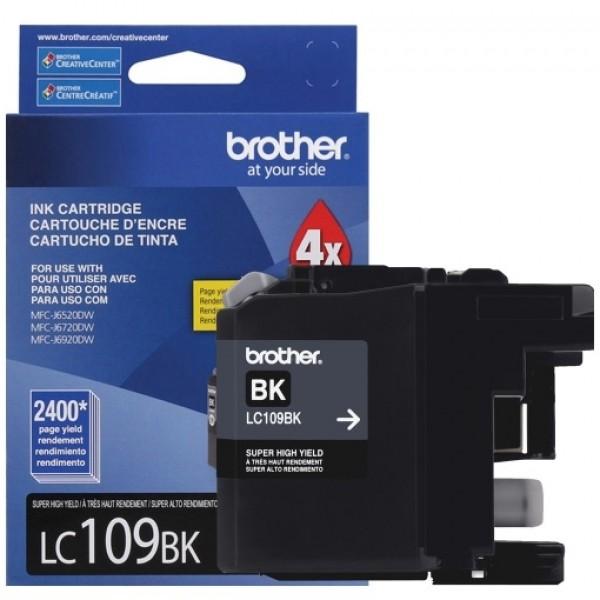 Absolute Toner Original Brother Genuine OEM LC109BKS Ultra High-Yield Black Ink Cartridge Original Brother Cartridges