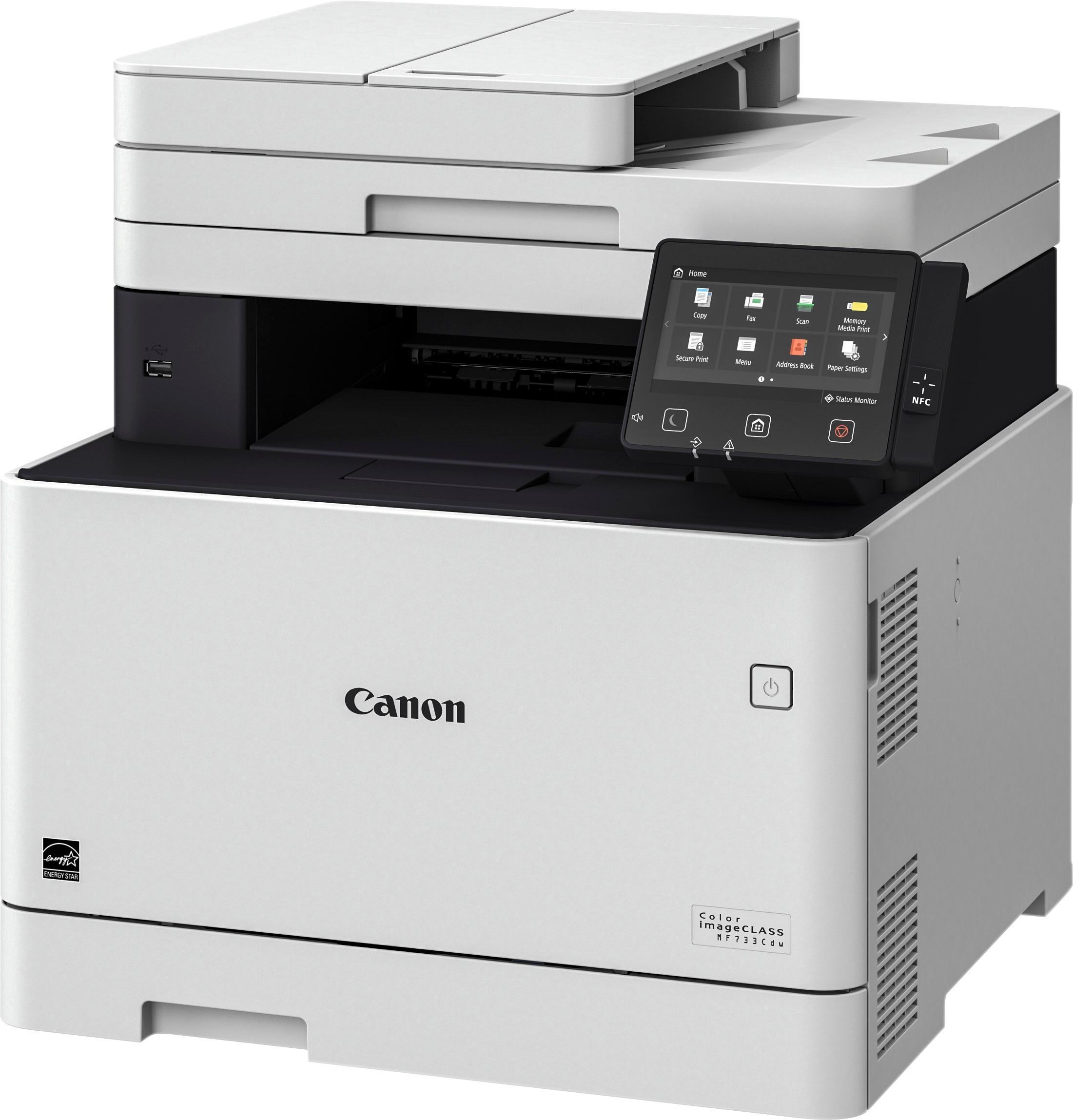 Absolute Toner Canon imageCLASS MF MF733Cdw Laser Multifunction Printer - Color Showroom Color Copiers