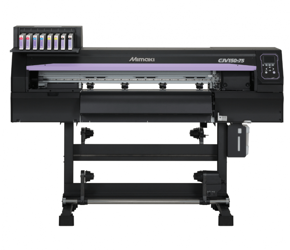 Absolute Toner $195/month - MIMAKI PLOTTER CJV150-75 INTEGRATED PRINTER/CUTTER - (32" WIDE) PRINT & CUT Large Format Printer