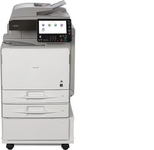 Absolute Toner $37/month Lease 2 own - Ricoh Aficio MP C401SR Color Laser Multifunction Printer Copier Scanner Laser Printer