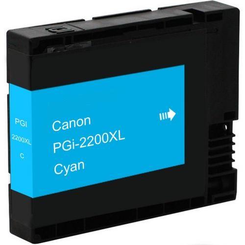 Absolute Toner Canon PGI-2200XLC Compatible Cyan Pigment Ink Cartridge High Yield Canon Ink Cartridges