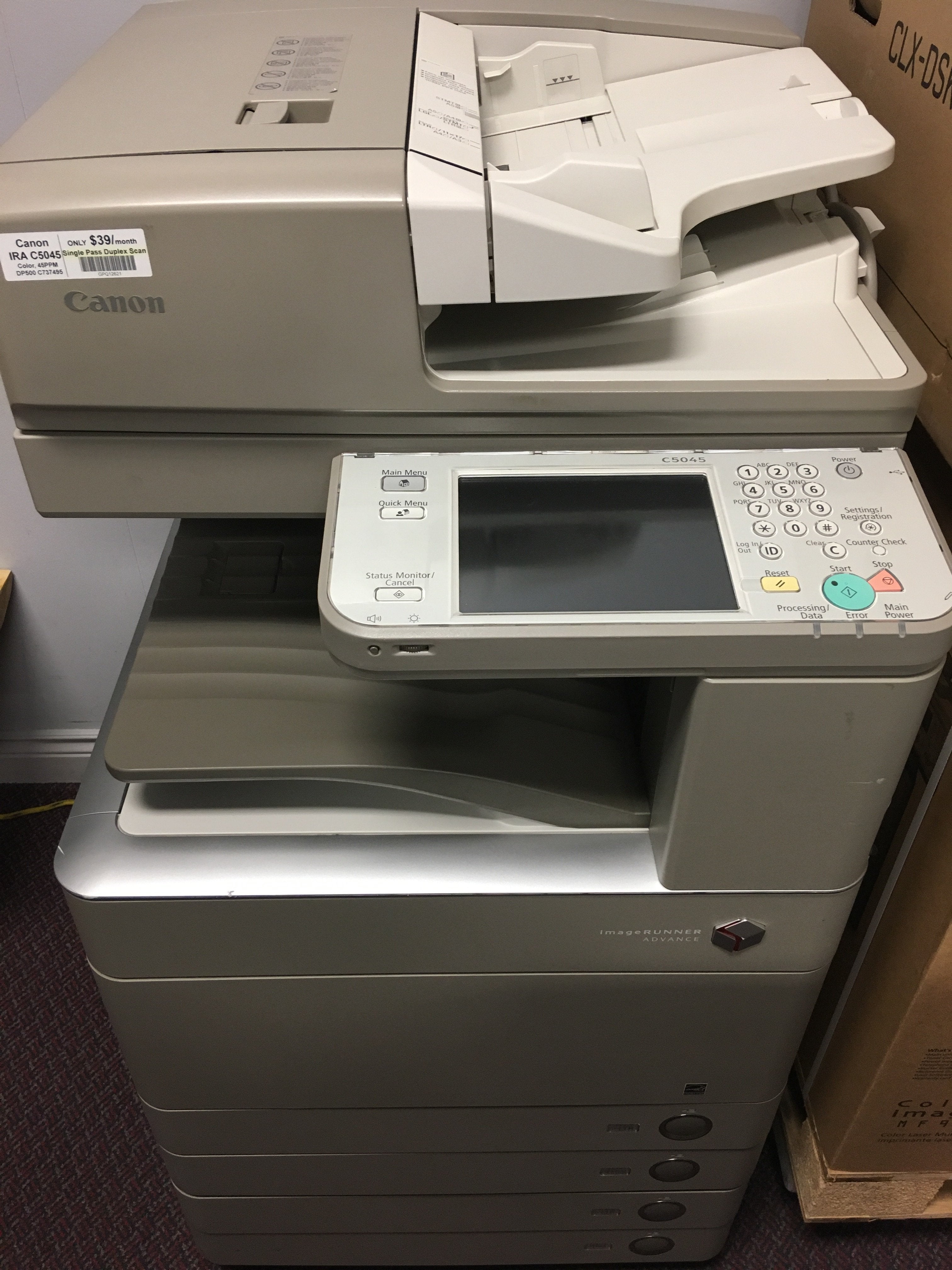 Canon imageRunner advance C5045 Color Copier Photocopier