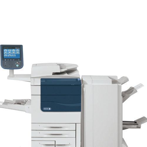 Absolute Toner Xerox Color 550 Production Printer Copier Scanner Booklet Maker Finisher Print Shop photocopier REPOSSESSED Office Copiers In Warehouse
