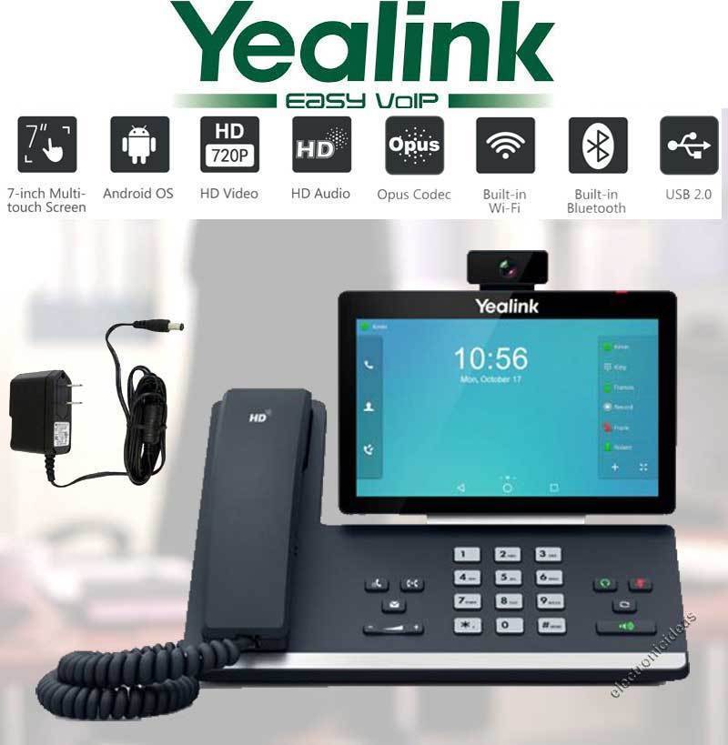 Absolute Toner YEALINK SIP-T58V SMART VIDEO/MEDIA IP PHONE WIFI BLUETOOTH ANDROID
