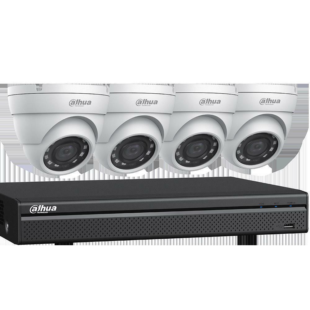Absolute Toner Dahua Technology C544E42 4-Channel HDCVI DVR with 2TB HDD and 4 x 4MP HDCVI Eyeb CCTV