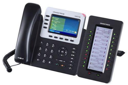 Absolute Toner Grandstream GXP2140 IP Gigabit Phone + Expansion Module Mod GXP2200EXT IP Phones