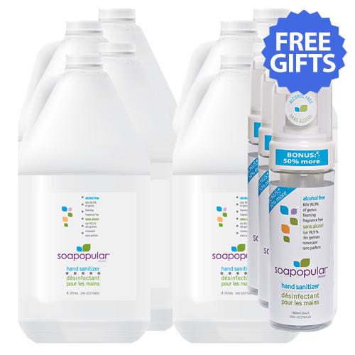 Absolute Toner $55.94 Each -  IN STOCK! - 4L Alcohol-Free Hand Sanitizer Foam Refill (Pack Of 8) Sanitizer