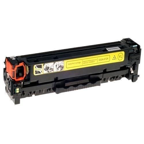 Absolute Toner Compatible PREMIUM QUALITY  Toner Cartridge for HP CF412X 410X Yellow High Yield of CF412A 410A HP Toner Cartridges