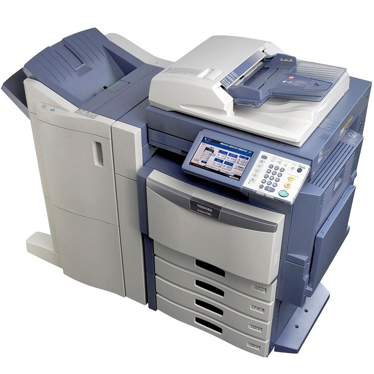 Absolute Toner $69/Month Toshiba E-Studio 2540c All-In-One Color Laser Printer (Copy, Print, Scan, Fax ) With 25PPM, Auto Duplex, Large Color LCD For Small And Medium Workgroup - Sale By Absolute Toner In Toronto Showroom Color Copiers
