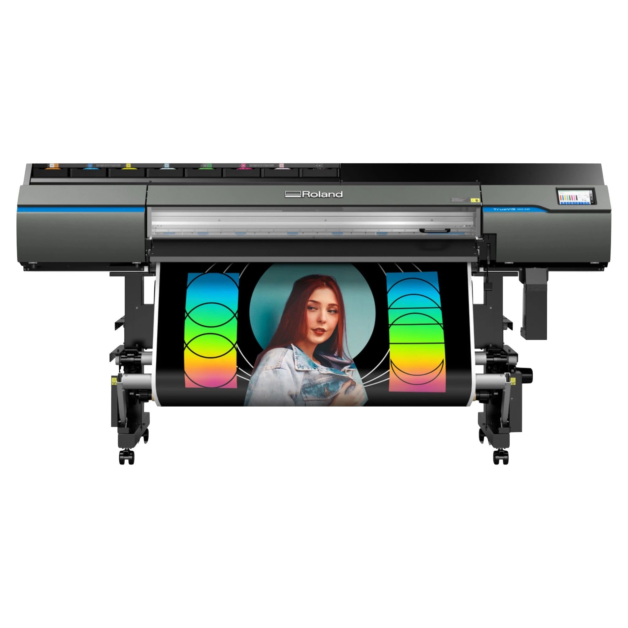 Absolute Toner $299/Month Roland DG TrueVIS VG3-540 54" Inches, Wide Format Inkjet Printer/Cutter (Print and Cut) With 7" LCD Touchscreen - Sale By Absolute Toner In Canada Large Format Printer